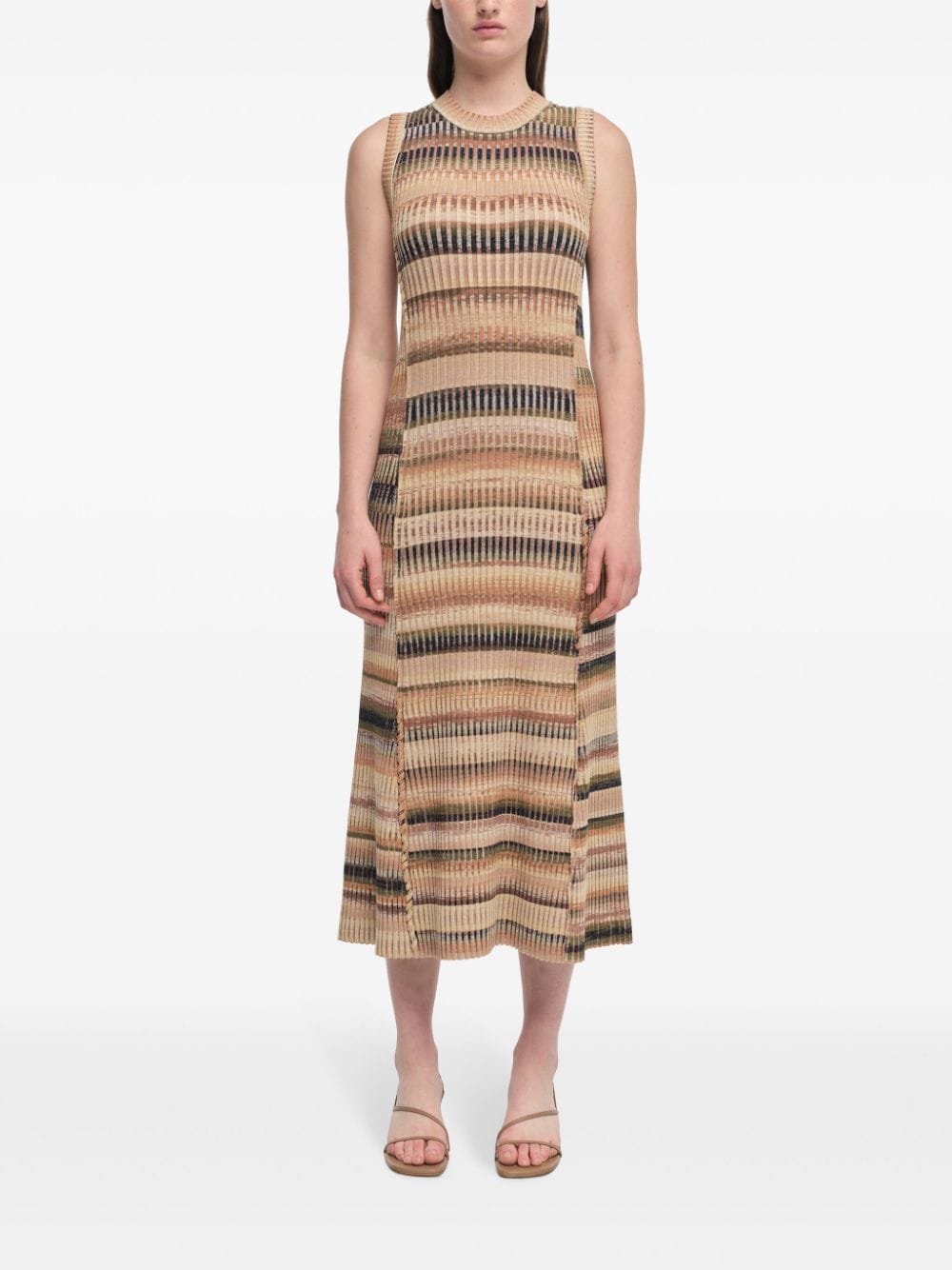 Simkhai Fairfax midi dress - Beige