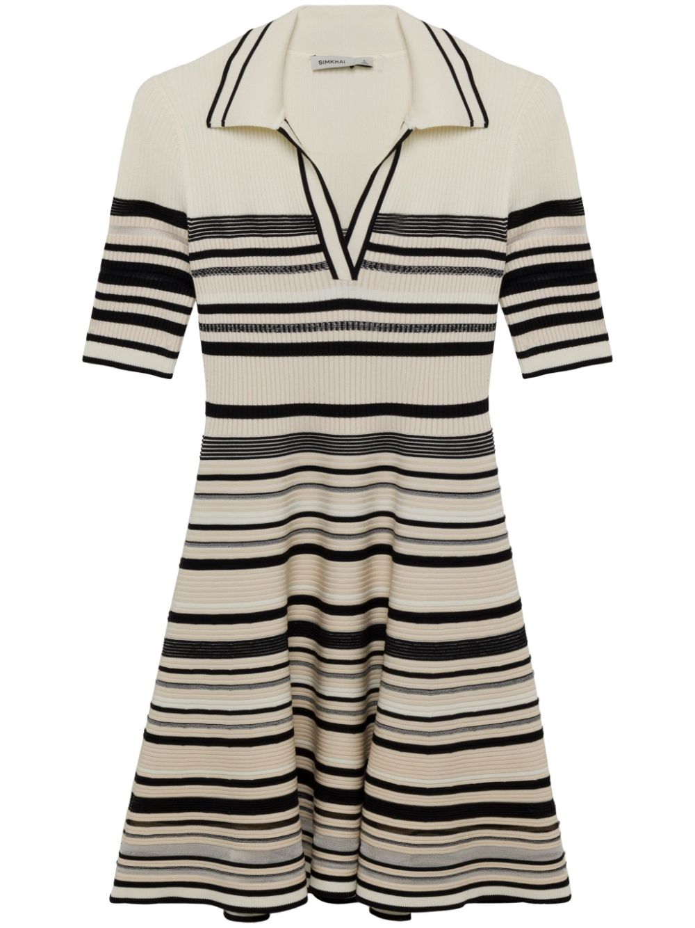 Simkhai Dessie polo dress - White