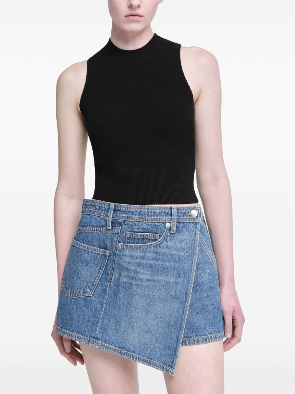 Shop Simkhai Molly Skort In Blue