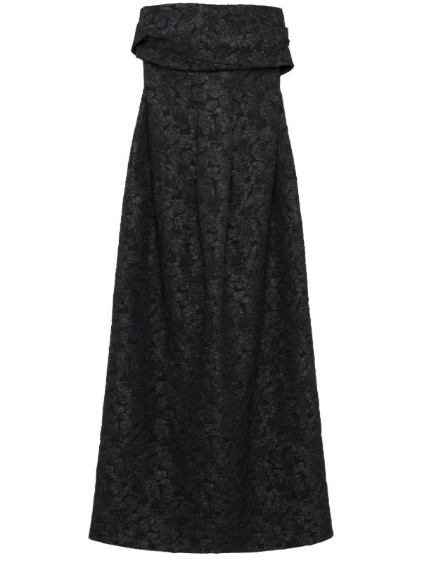 Simkhai Ariana マキシドレス | ブラック | FARFETCH JP