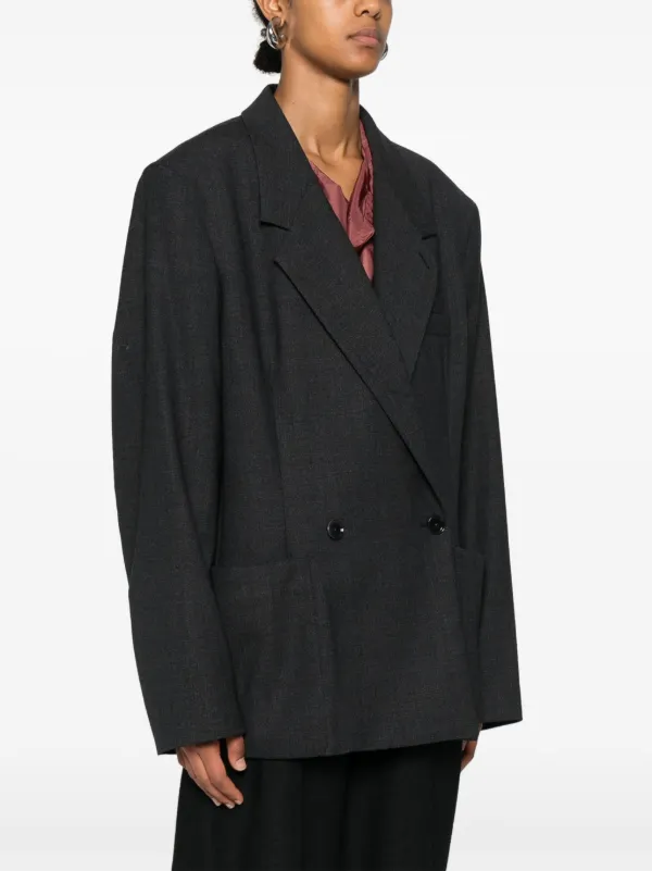 LEMAIRE double-breasted Tailored Blazer | Blue | FARFETCH AO