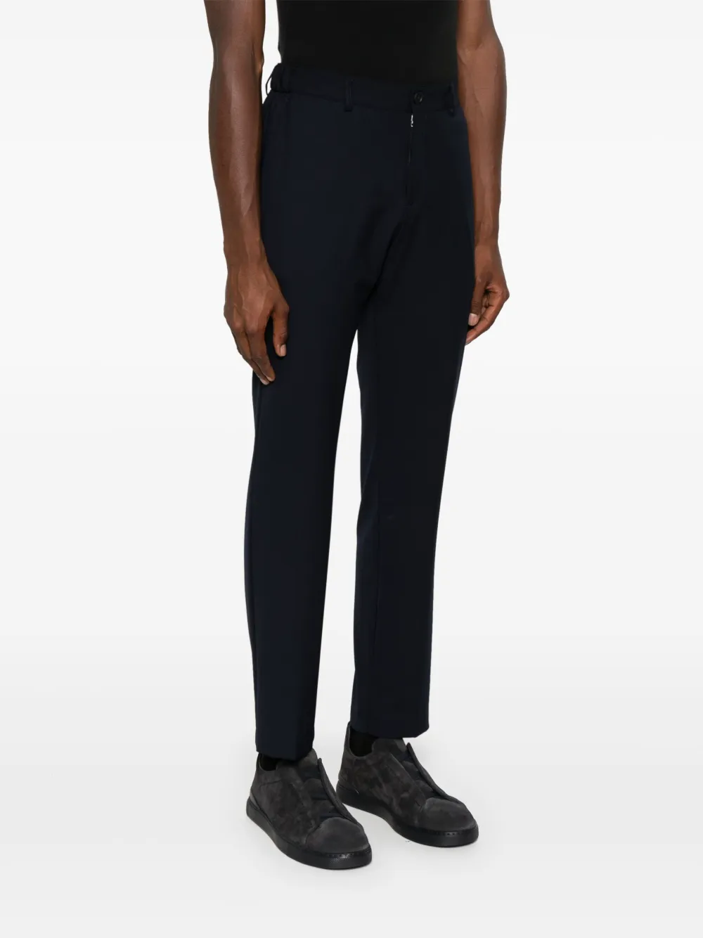 BOSS Slim-fit pantalon Blauw