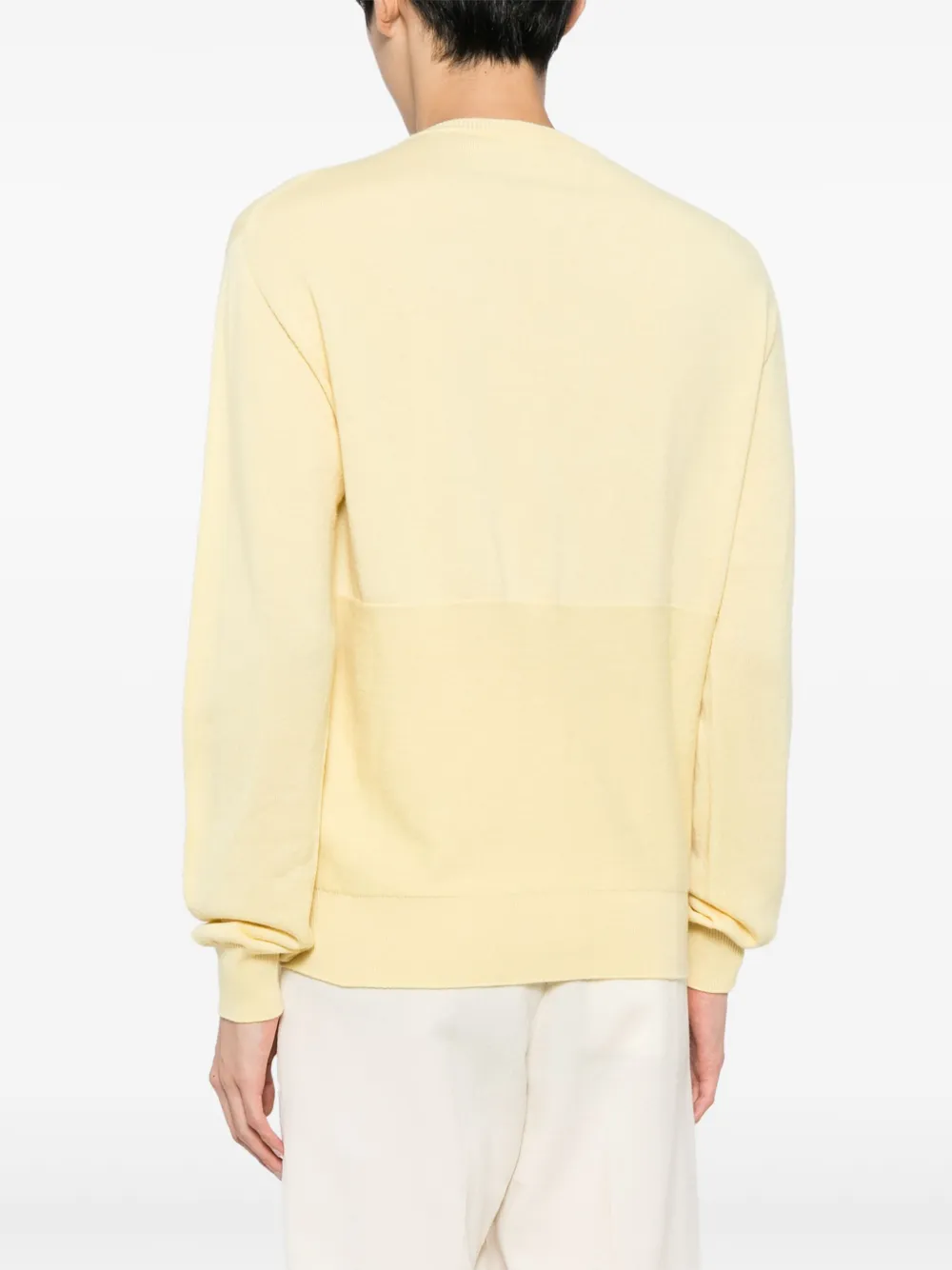 Jil Sander Kasjmier trui met ronde hals Geel