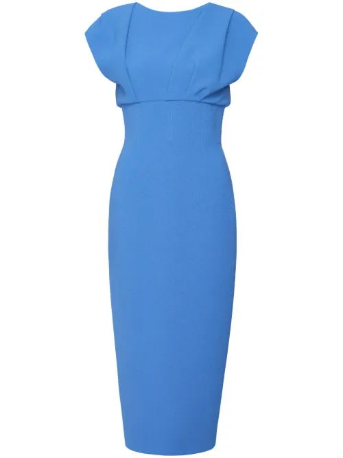 Robe mi-longue Maggie à détail drapé - Rachel Gilbert - Modalova