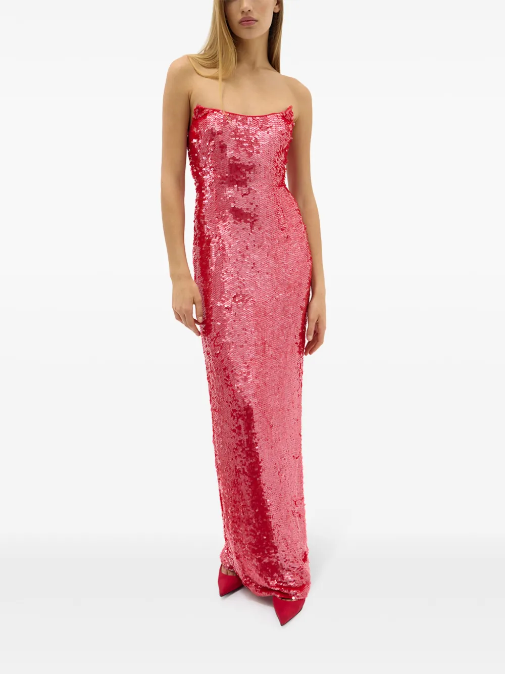 Rachel Gilbert Royce avondjurk Roze