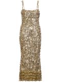 Rachel Gilbert Posie midi dress - Gold