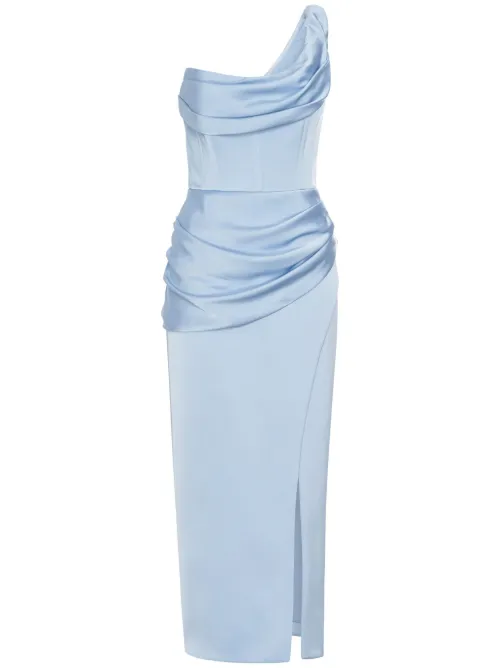 Robe mi-longue Duke à détail drapé - Rachel Gilbert - Modalova