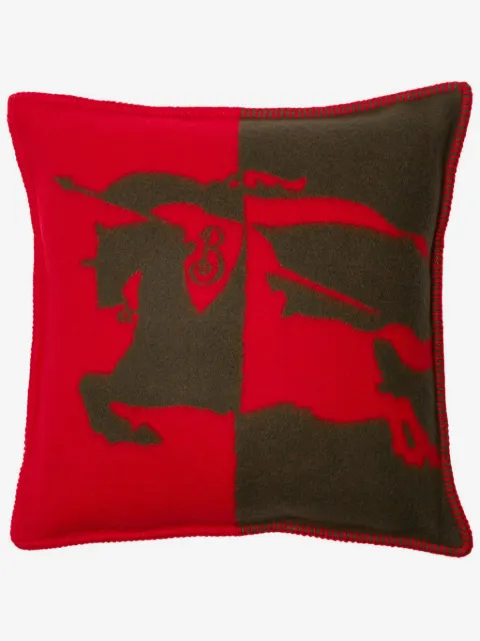 Burberry coussin en laine à logo