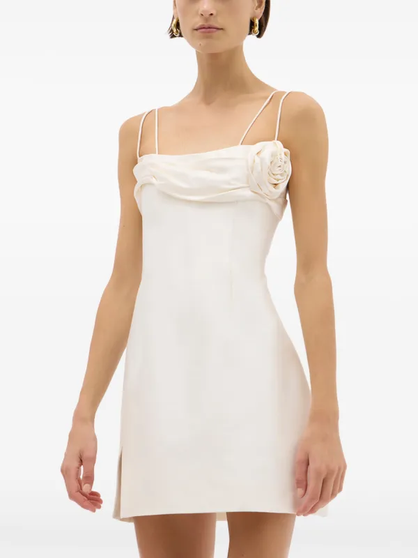mesh ruffle maxi dress Dot Lace Mesh Tiered Ruffle Maxi Dress M / Off White