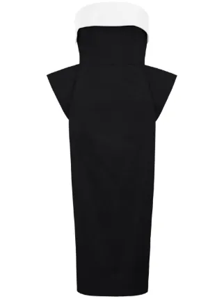 Rachel Gilbert Birdie Midi Dress | Black | FARFETCH