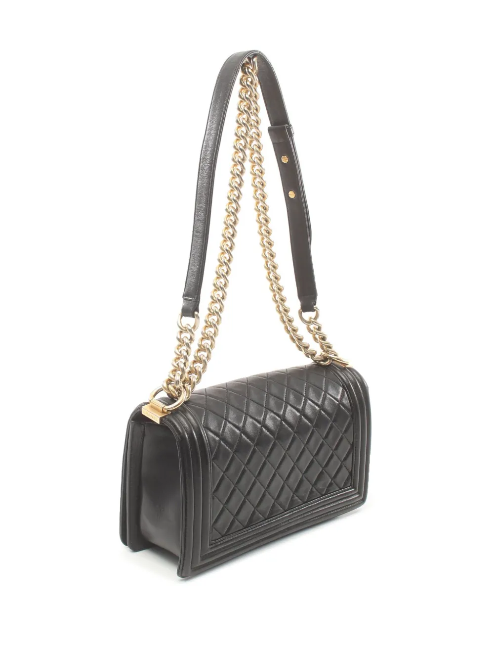 CHANEL Pre-Owned 2015-2016 Boy Chanel shoulder bag - Grijs