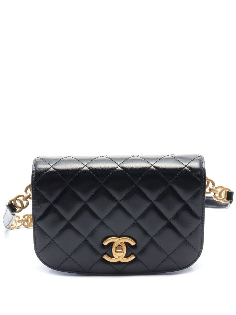 CHANEL Pre-Owned 2020 diamond-quilted belt bag WOMEN