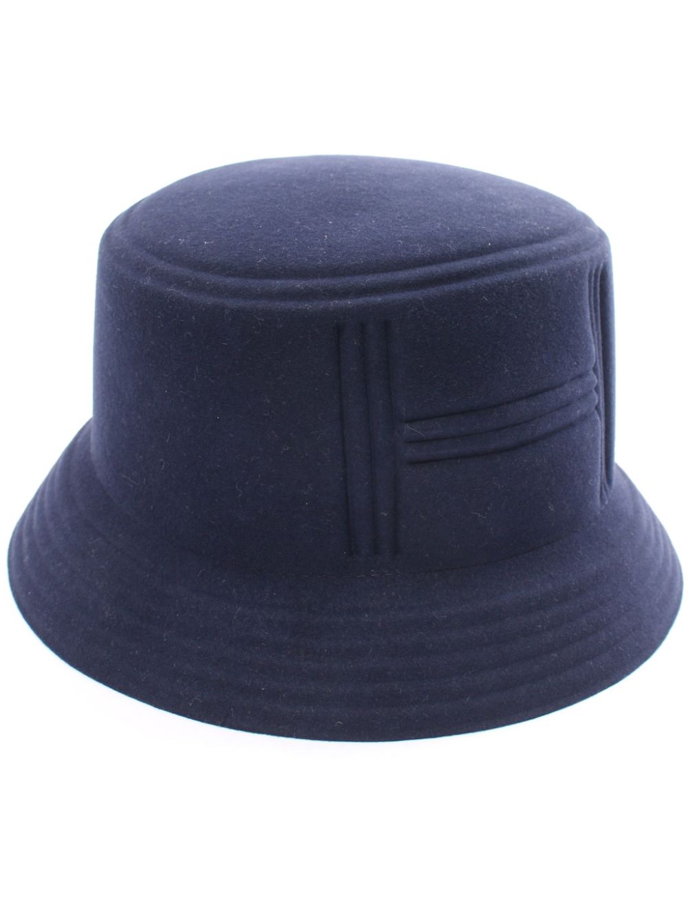 Pre-owned Hermes 2010 Dalton Bucket Hat In Blue