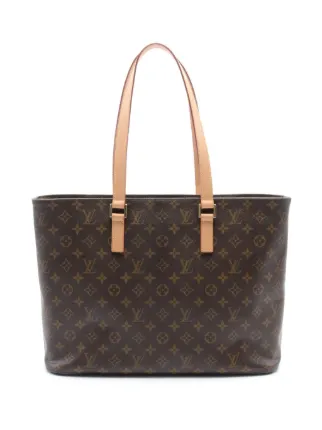 Louis Vuitton Pre Owned 2020 Luco Tote Bag Brown FARFETCH KW