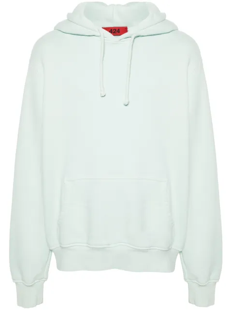 424 logo-embroidered hoodie