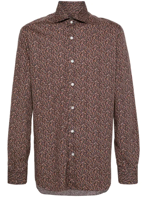 Barba camisa con estampado floral