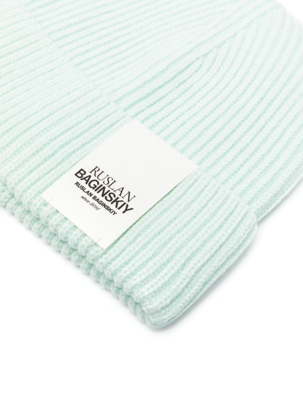 Ruslan Baginskiy ribbed-knit beanie - Groen