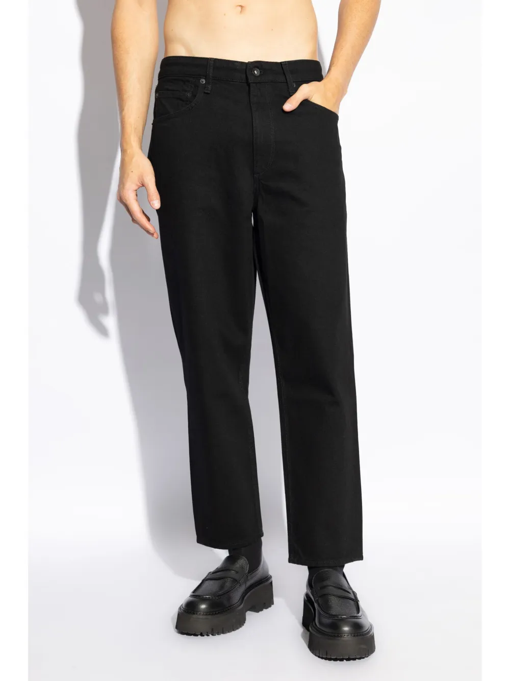 rag & bone Straight jeans Zwart