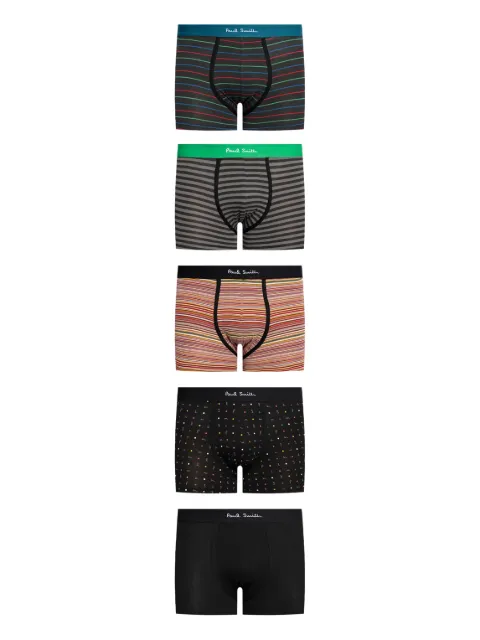Paul Smith pack de cinco bóxeres con logo