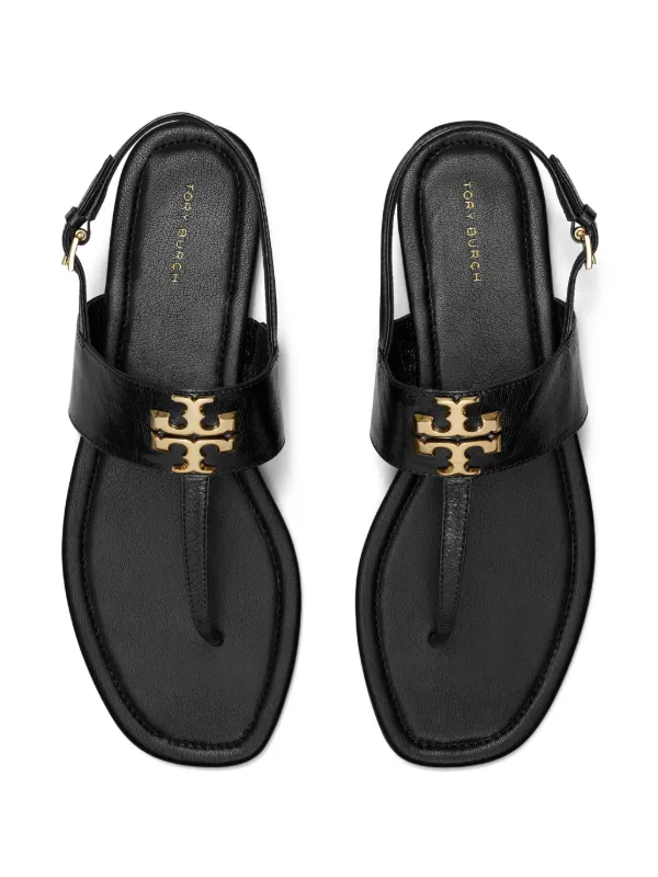 サンダル・ミュール Tory Burch Eleanor Leather Flat Sandals Eleanor Slide: Women's Designer Sandals | Tory Burch