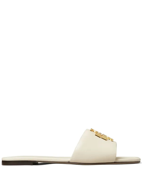 ＊TORY BURCH＊ Eleanor Slide Sandal Tory Burch Eleanor Slides | Neutrals | FARFETCH CA