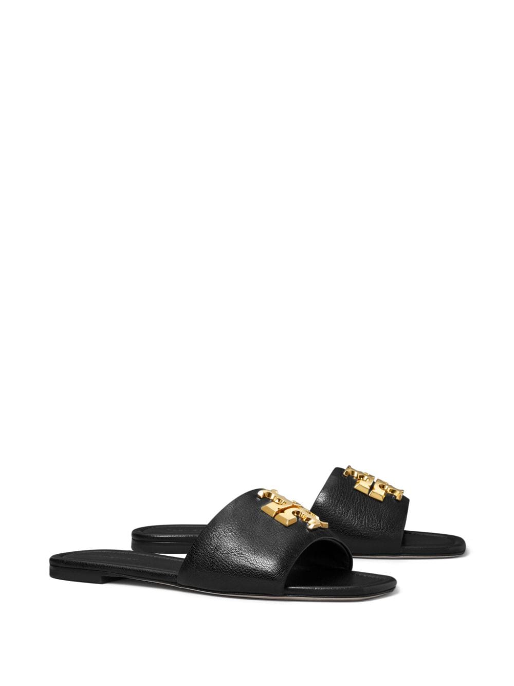 Tory Burch Eleanor slides - Zwart