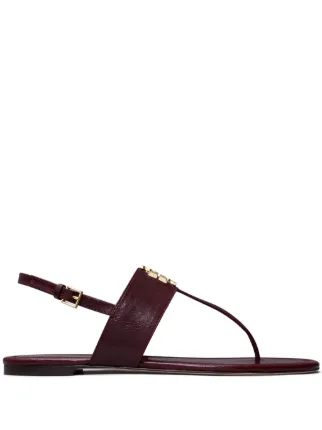 Tory Burch Eleanor Sandals | Red | FARFETCH