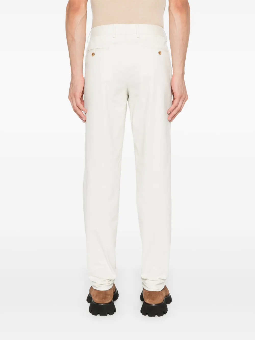 Lardini Broek met toelopende pijpen Beige