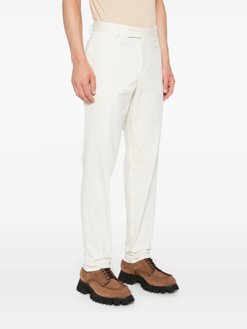 Lardini Broek met toelopende pijpen Beige