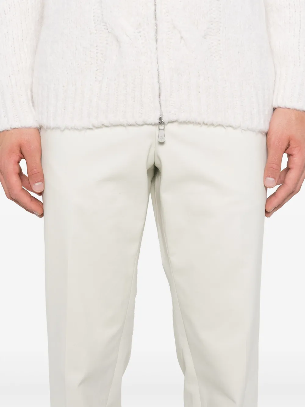 Lardini Broek met toelopende pijpen Beige