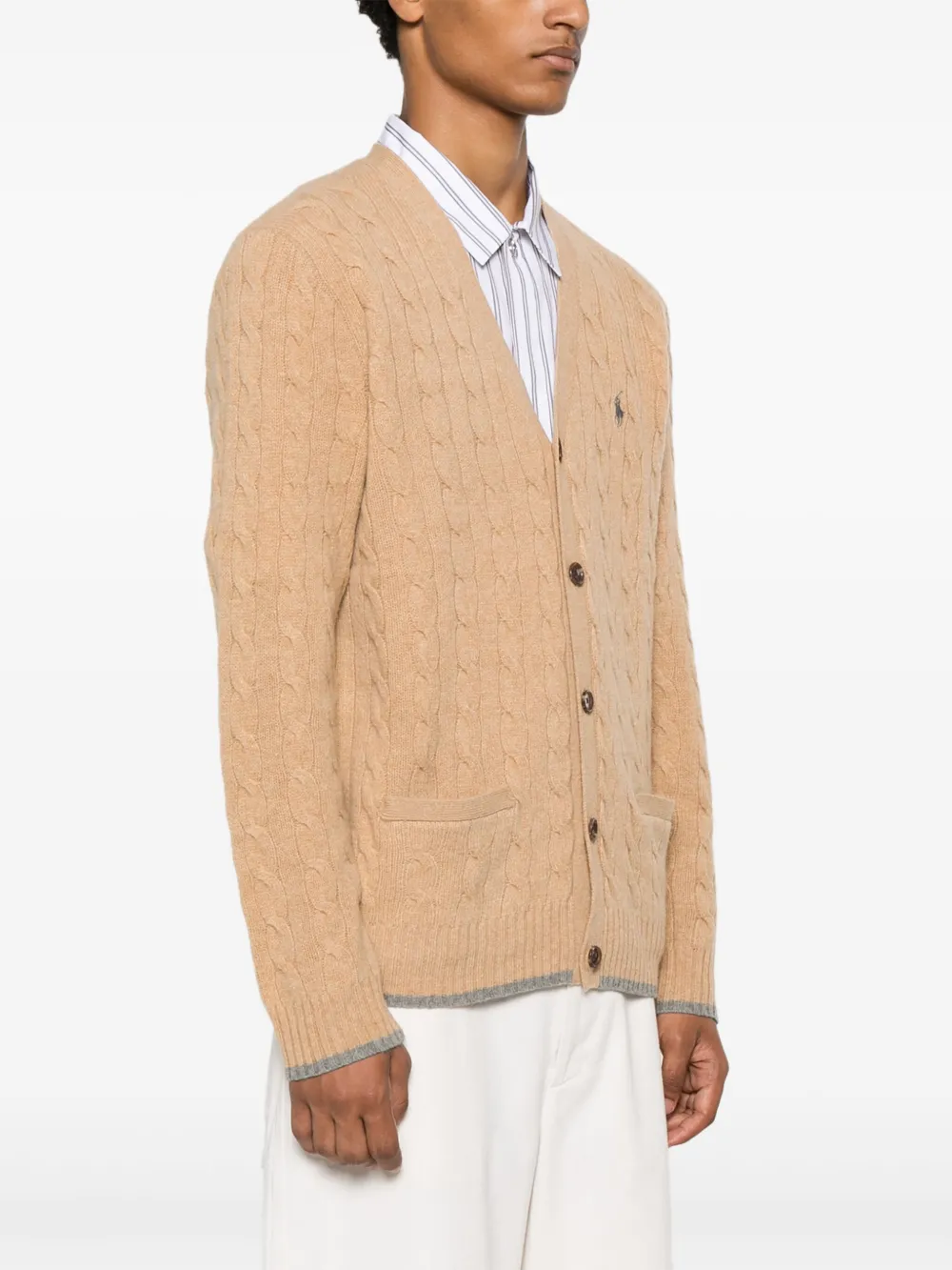 Polo Ralph Lauren cable-knit Cardigan | Neutrals | FARFETCH