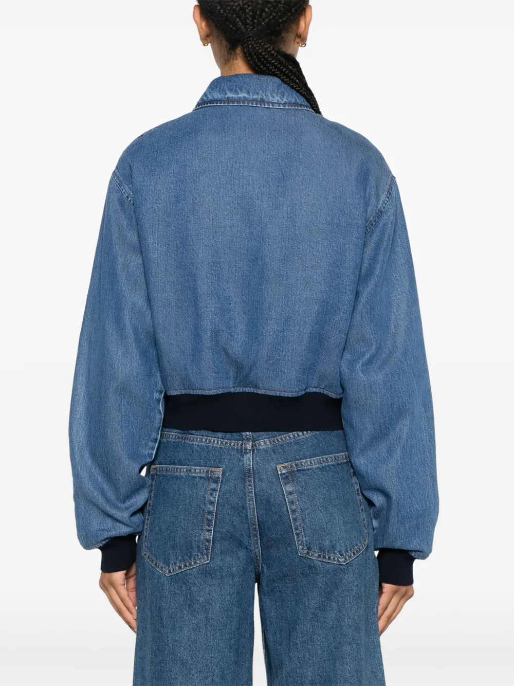Miu Denim jack Blauw