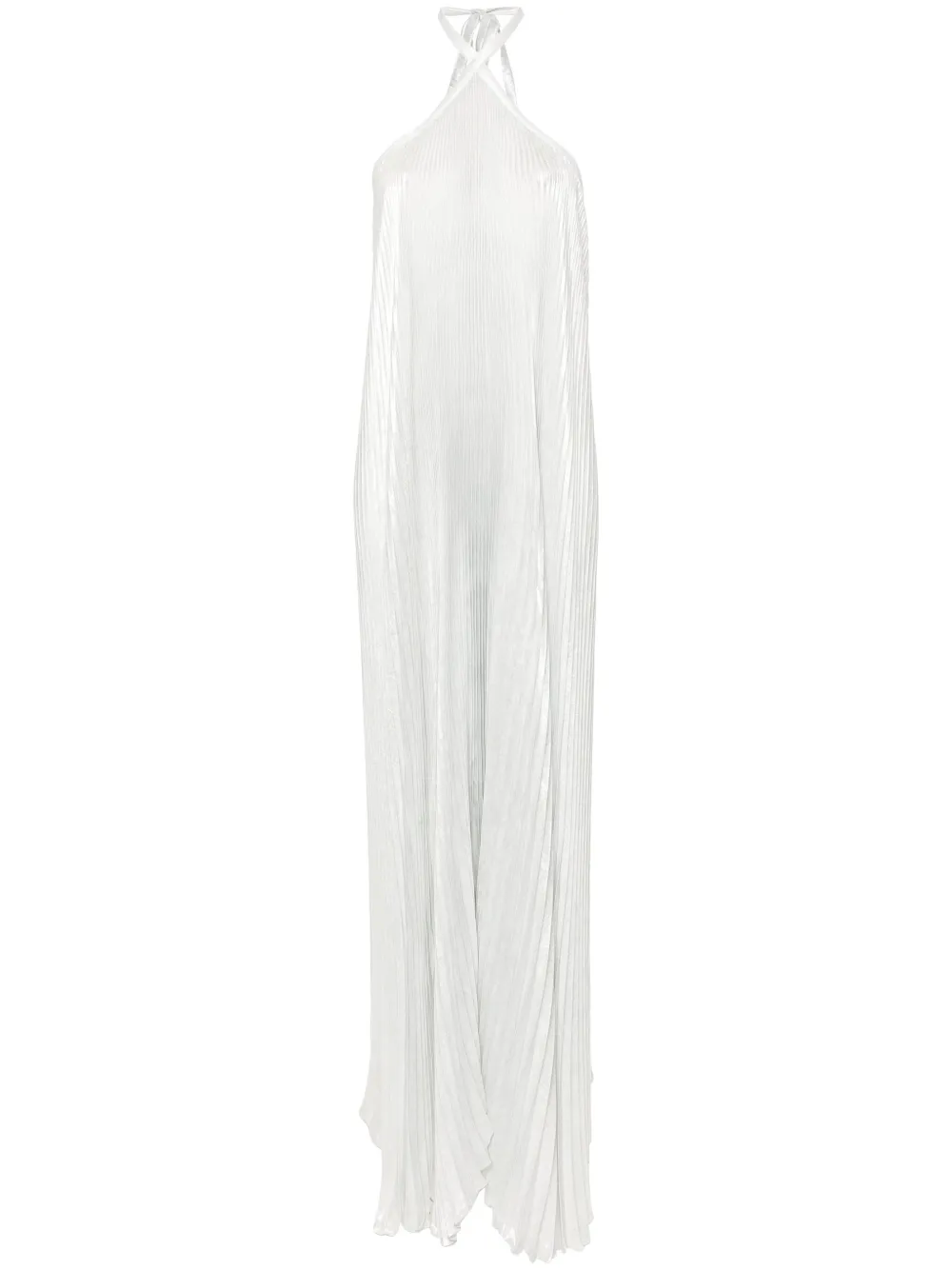 Shop L'idée Deesse Dress In Silver