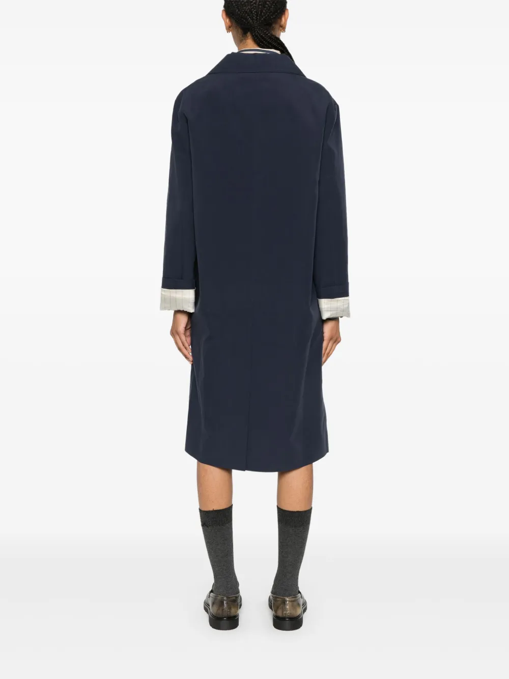MIU MIU COTTON SINGLE-BREASTED COAT