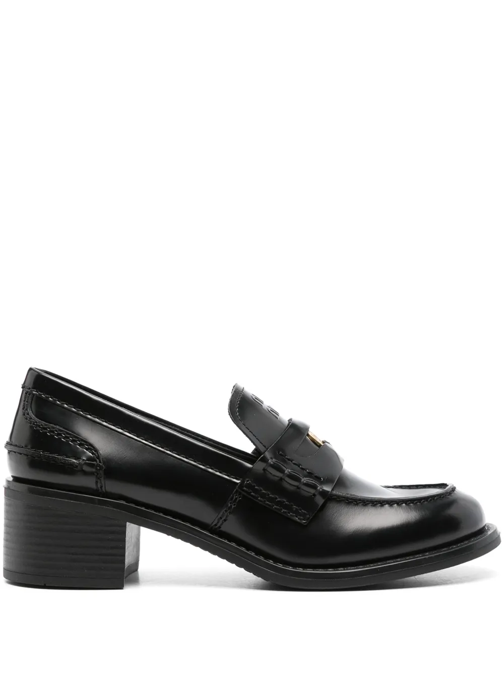 Miu Miu brushed leather penny loafers Women