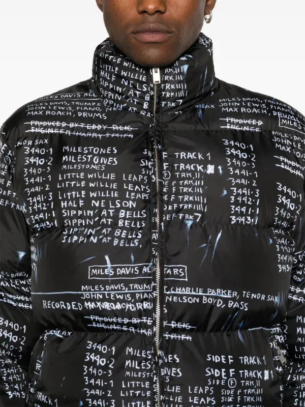 MISBHV x Jean-Michel Basquiat Discography 蓬松夹克| 黑色