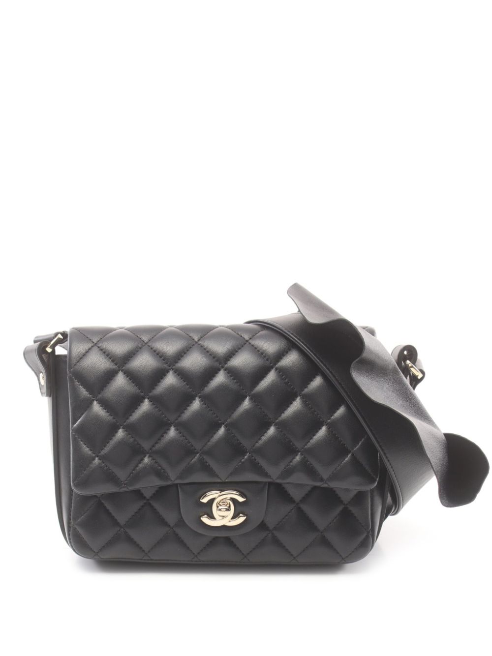 CHANEL 1991-1994 frill-trim shoulder bag Women