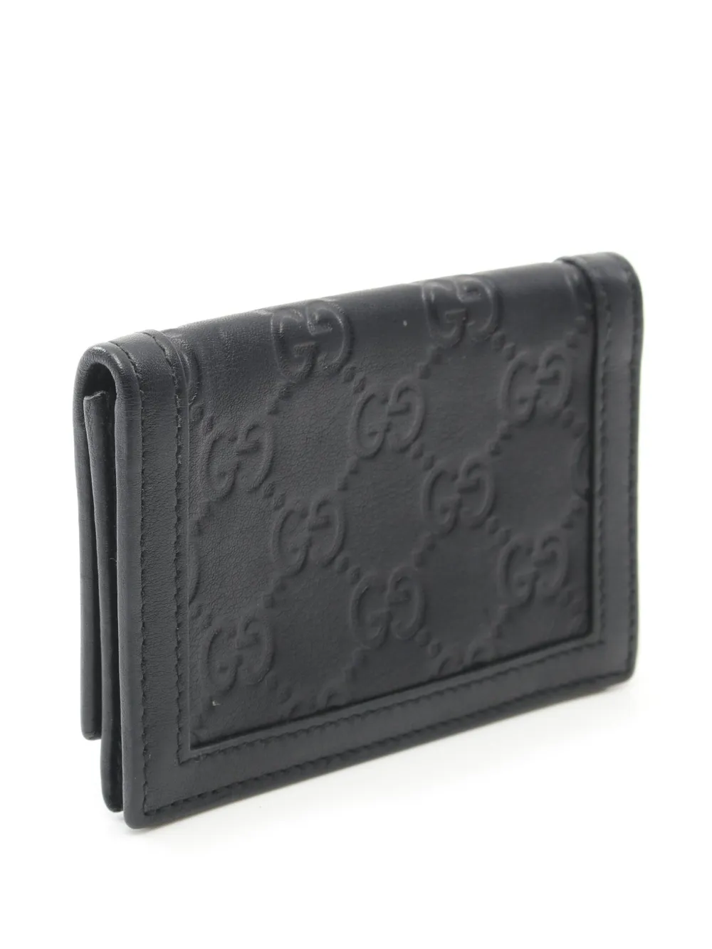 Gucci Pre-Owned 2000 Guccissima wallet - Zwart