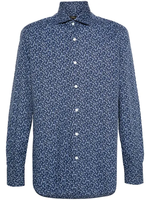 Barba floral-print shirt