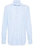 Barba striped shirt - White