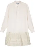 Prada linen midi dress - Neutrals