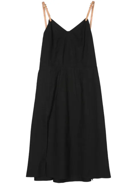 Prada pleat-detail dress