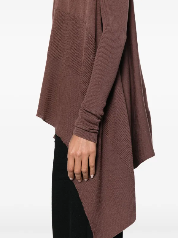 Rick Owens Medium Wrap Cardigan | Brown | FARFETCH