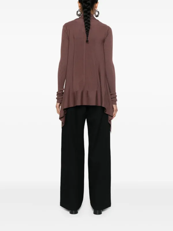Rick Owens Medium Wrap Cardigan | Brown | FARFETCH