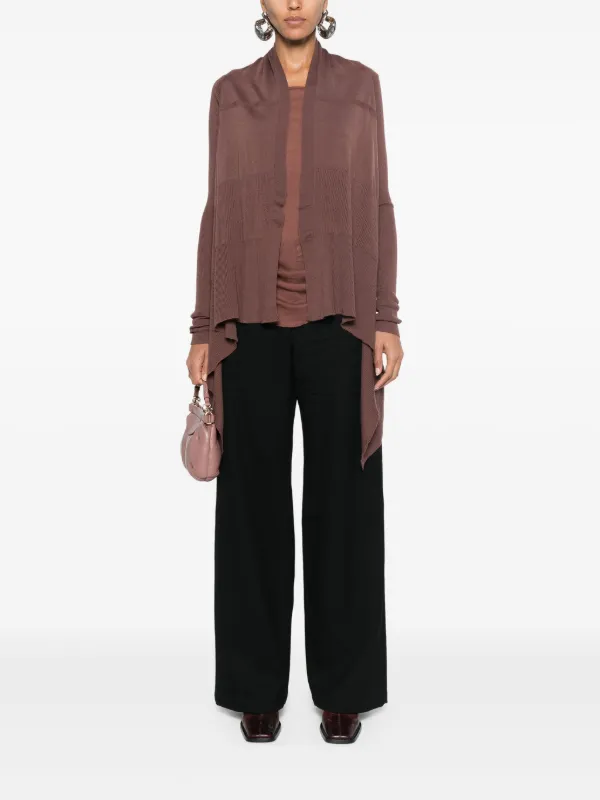 Rick Owens Medium Wrap Cardigan | Brown | FARFETCH