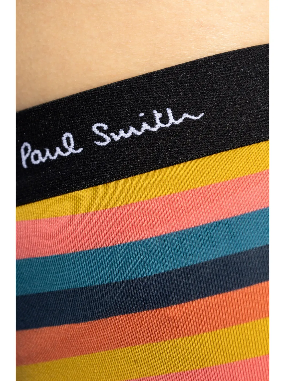 Shop Paul Smith Logo-waistband Boxers (pack Of Seven) In Black