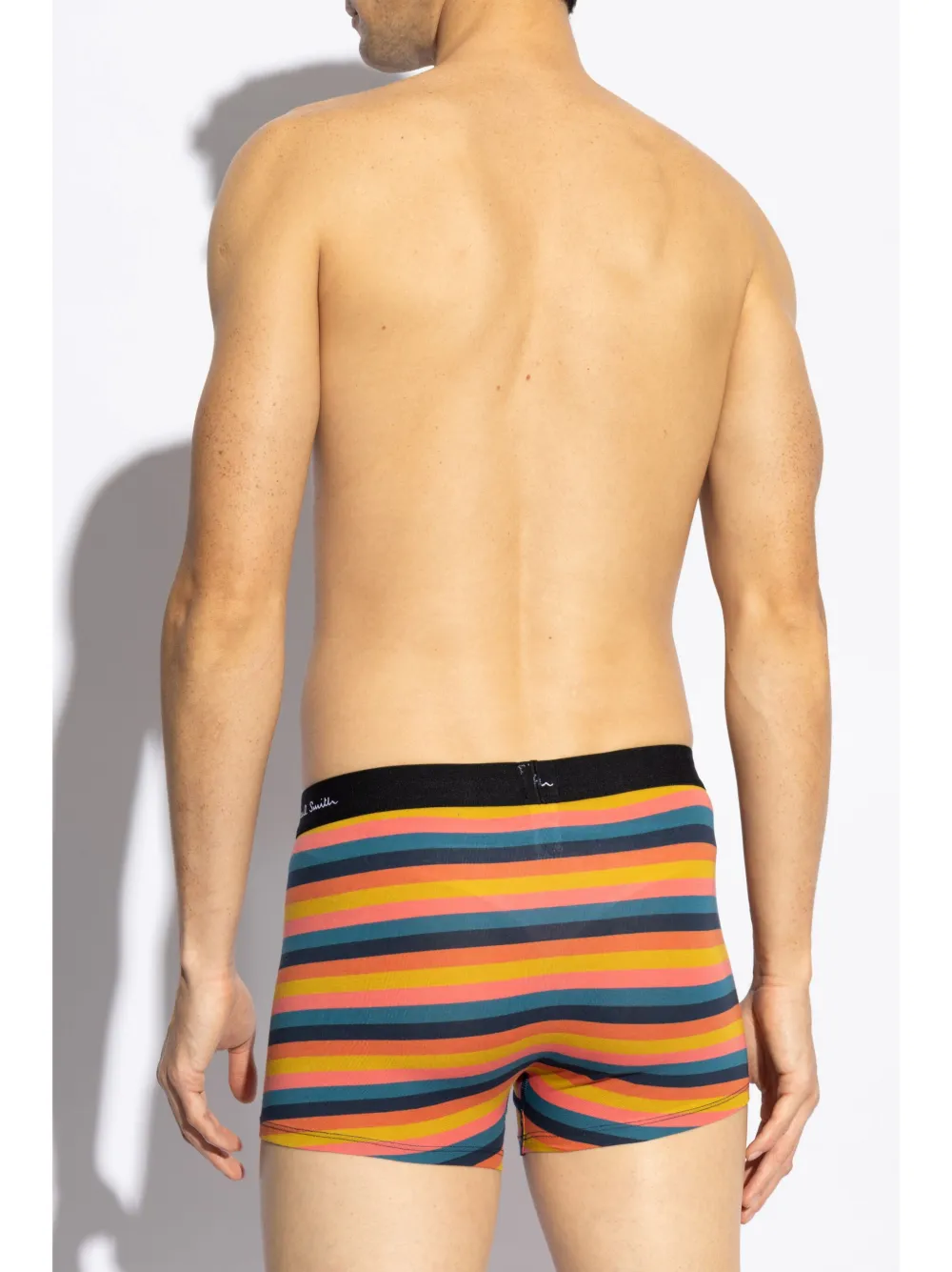 Shop Paul Smith Logo-waistband Boxers (pack Of Seven) In Black