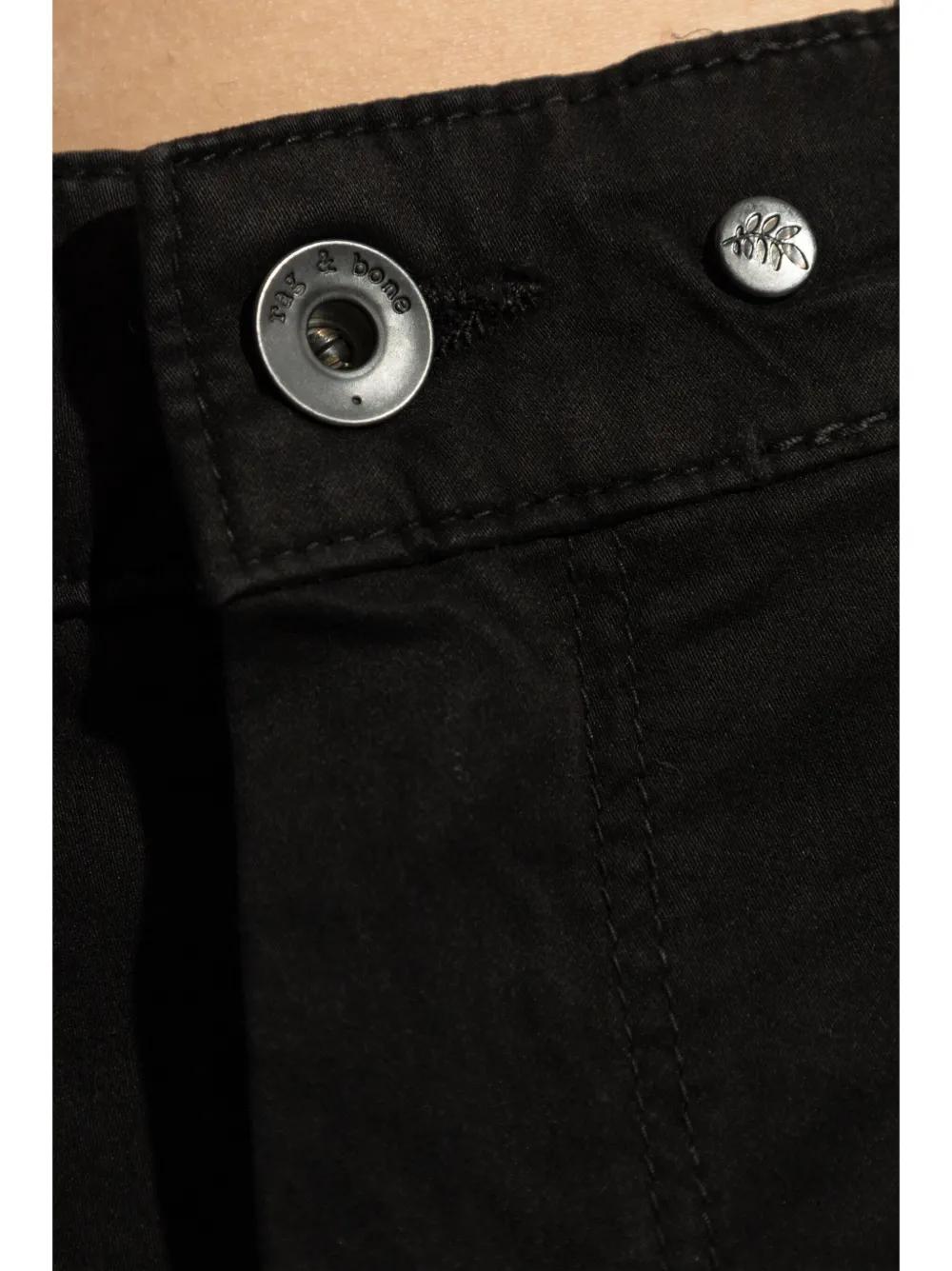 rag & bone Jeans met toelopende pijpen Zwart