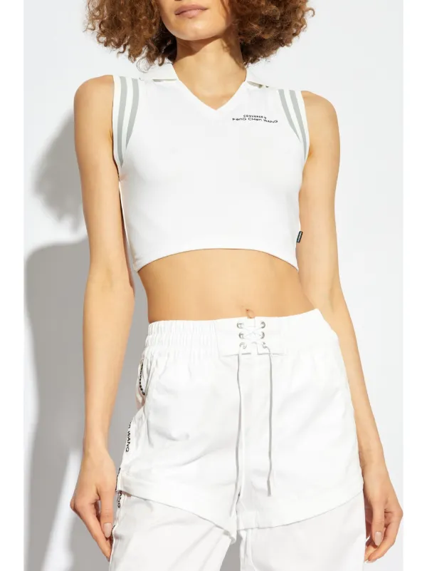 Converse x Feng Chen Wang flocked-logo Polo Shirt White