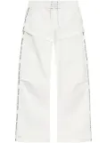 Converse x Feng Chen Wang flocked-logo cargo trousers - White